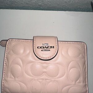 Coach Blush Embossed Wallet